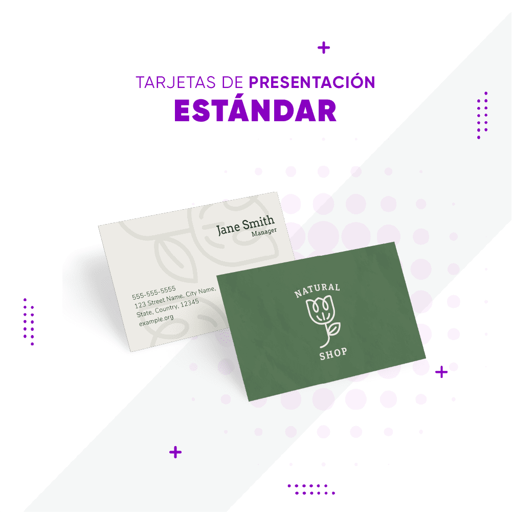 tarjetas de presentación