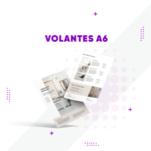 Volantes A6 impresos