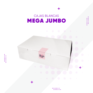 Cajas blancas mega jumbo