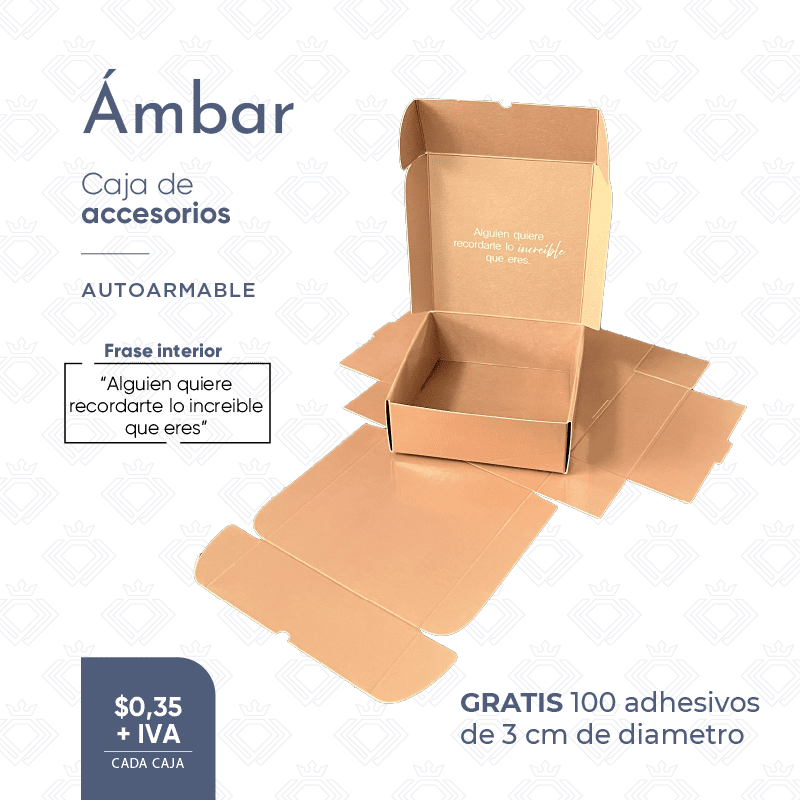Caja de Cartón Negra Autoarmable 【30 x 20 x 8 cm】