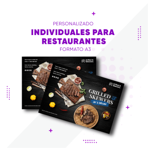 Individuales para restaurantes