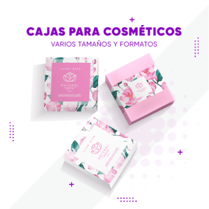 Cajas sector cosméticos