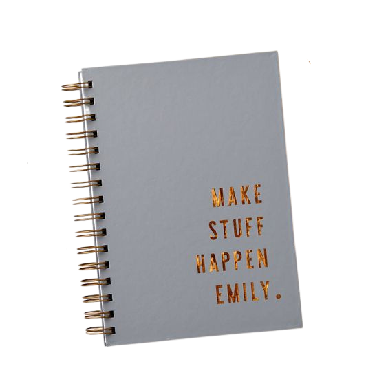 cuadernos personalizados hot foil